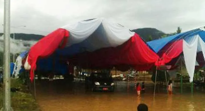 Akibat Banjir, Pesta Pernikahan Warga Konut Dipindahkan ke Balai Kelurahan