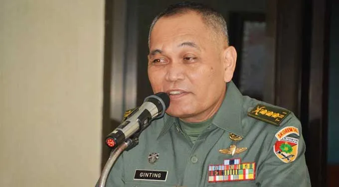 Komandan Korem 143/ HaluOleo, Kolonel Inf Immanuel Ginting