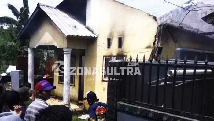 Ditinggal Pemilik, Rumah di BTN Reski 3 Anggoya Terbakar