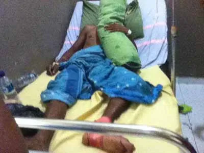 Korban yang dirawat di Rumah Sakit Abunawas.