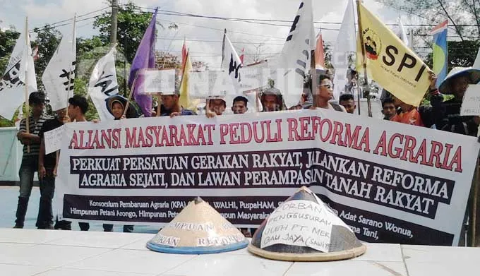 konflik-agraria-terus-terjadi-di-sultra-masyarakat-tani-demo-bpn-dan-dprd