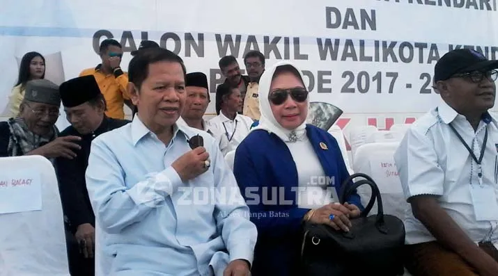 Mantan Walikota Kendari Siap Menangkan Rasak- Haris di Pilwali