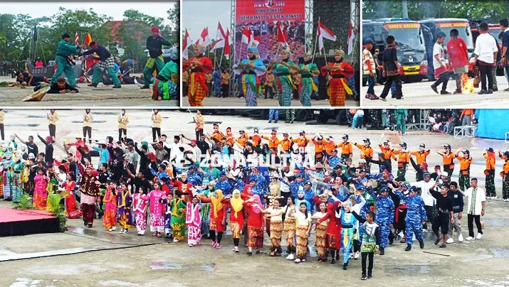 Pertunjukkan Kesenian Daerah Warnai Peringatan HUT TNI di Sultra