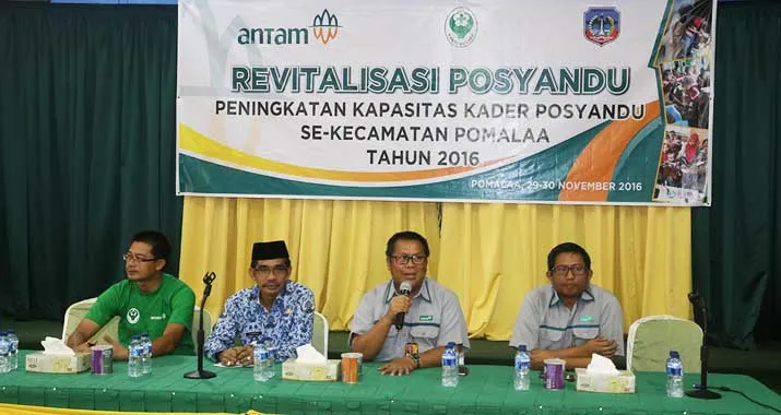 Antam Revitalisasi Kader Posyandu di Pomalaa