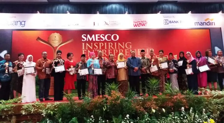 Peraih SMESCO Inspiring Entreprenur Business Award 2016 Salah Satunya Dari Sulawesi Selatan