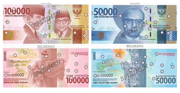 BI Resmi Keluarkan Uang Rupiah Pecahan Baru