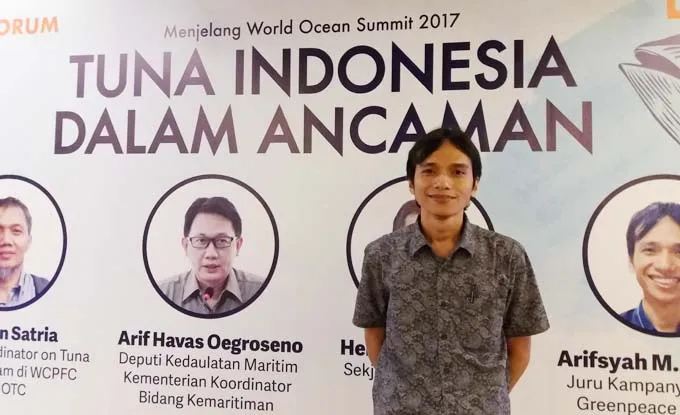 Juru Kampanye Kelautan Greenpeace, Arifsyah M Nasution