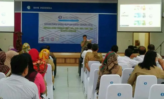 Perkenalkan Uang Rupiah Emisi 2016, BI Libatkan Guru se-Kota Kendari