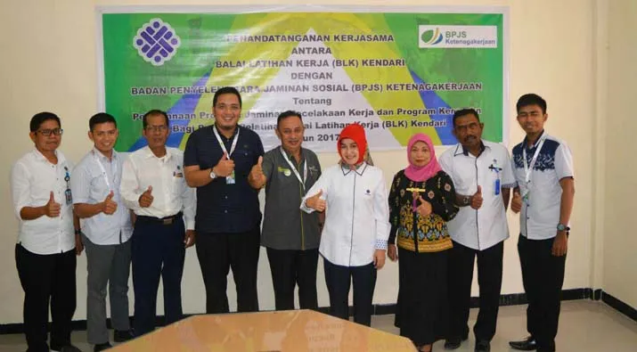 Tingkatkan Jumlah Kepesertaan Tenaga Kerja, BPJS Ketenagakerjaan Gandeng BLK Kendari