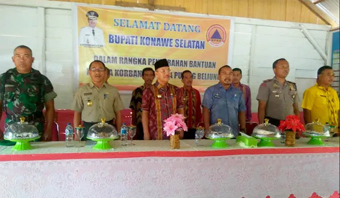 Beri Bantuan Bencana Alam, Surunuddin: Bantuan Ini Cuma Stimulan