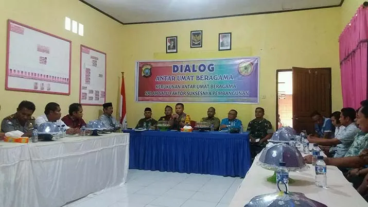Cegah Terjadinya Konflik SARA, Polres Muna Gelar Dialog Antar Umat Beragama