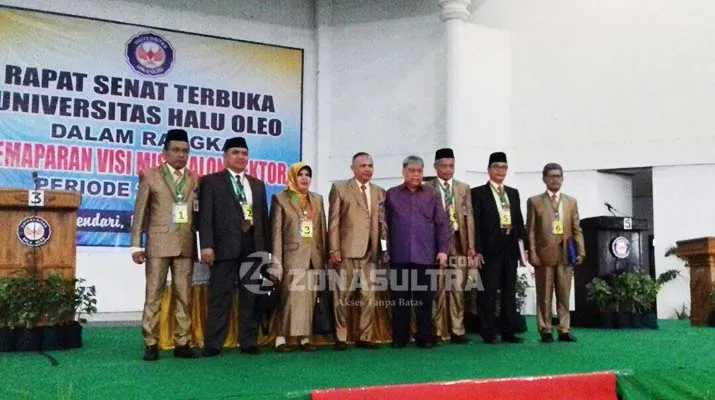 Dirjen Kelembagaan Menristek Dikti Hadiri Pemaparan Visi Misi Balon Rektor UHO