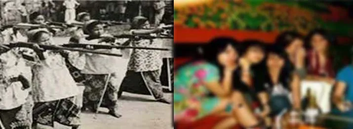 Ilustrasi kartini dulu dan sekarang