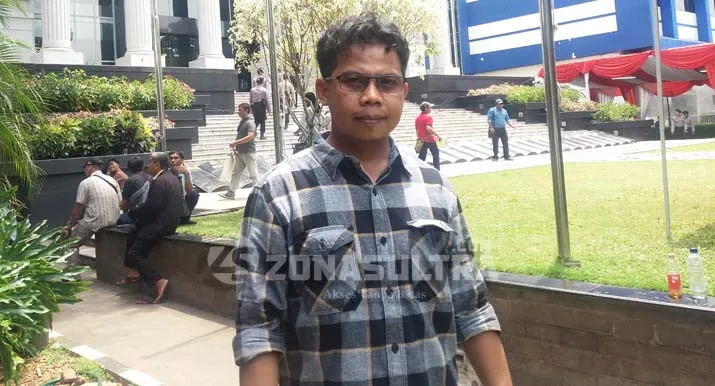 Ketua KPU Busel La Ode Masrizal saat ditemui usai pengucapan putusan di Gedung MK, Jakarta (3/4/2017).