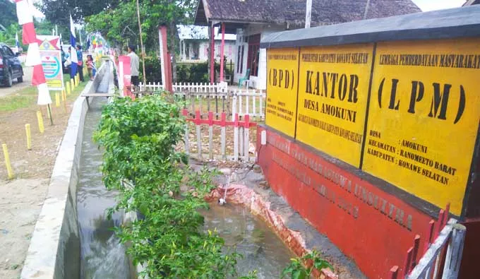 Kepala BPMD Konsel Kagumi Desa Amokuni