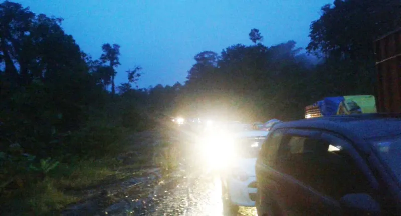 Jalan Menuju Wanggudu Konut Macet, Ini Penyebabnya