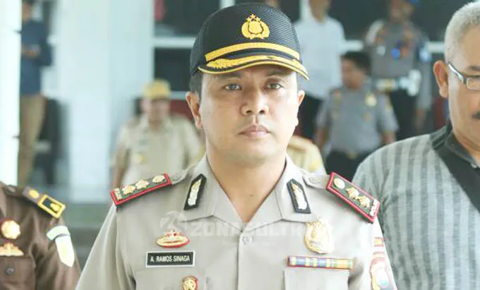 Kapolres Muna AKBP Agung Ramos Paretongan Sinaga