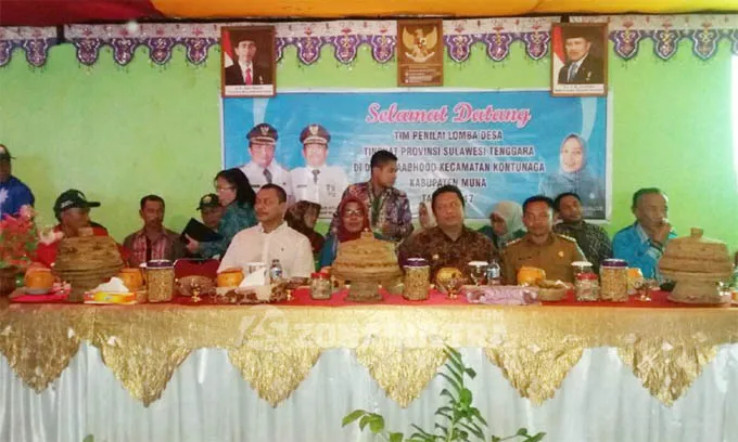Ikut Lomba Desa Tingkat Provinsi, Bupati Muna Optimis Juara 1