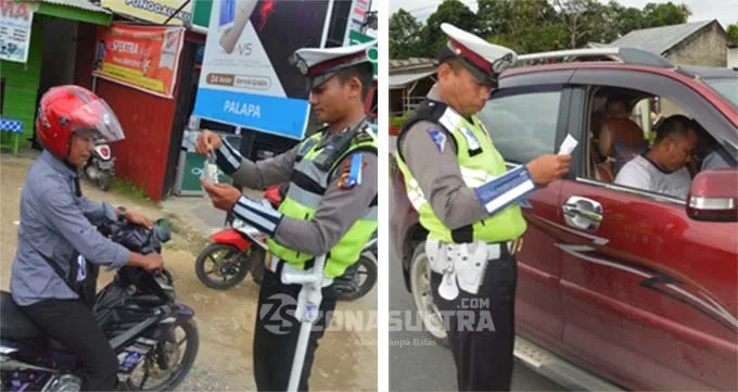 Hari Pertama Operasi Patuh, 18 Pelanggar Kena Tilang Polres Konsel
