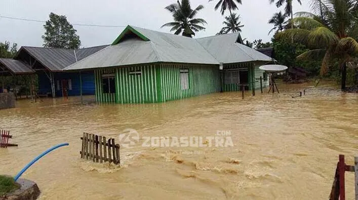 Jembatan Penghubung 3 Desa di Konut Hancur, Akses Jalan Putus Total