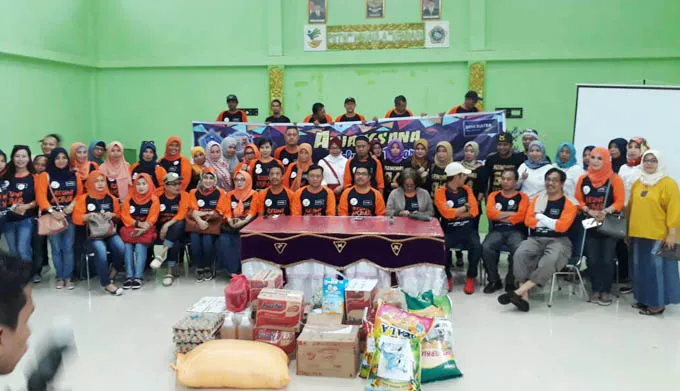 Kunjungi 9 Panti, Alumni Spensa Kendari Berbagi