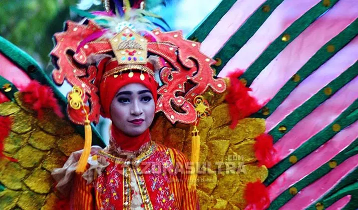 Pawai Budaya HUT Kota Kendari ke 186