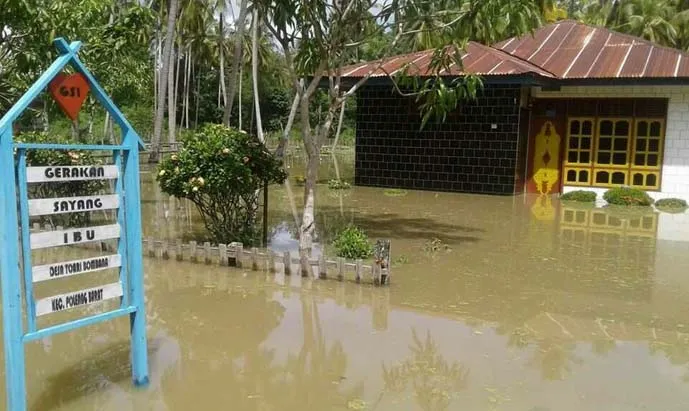Hujan Deras, 27 Rumah Warga di Poleang Barat Terendam Banjir