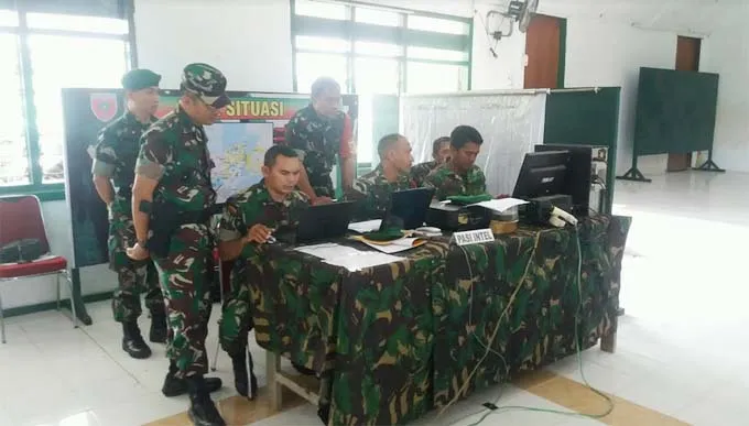 Kunker di Muna, Danrem 143 Haluoleo Gelar Komando Latihan Posko-1