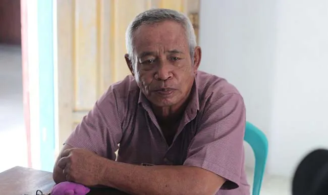 Ketua Badan Permusyawaratan Desa (BPD) Desa Waelumu La Ode Irfan