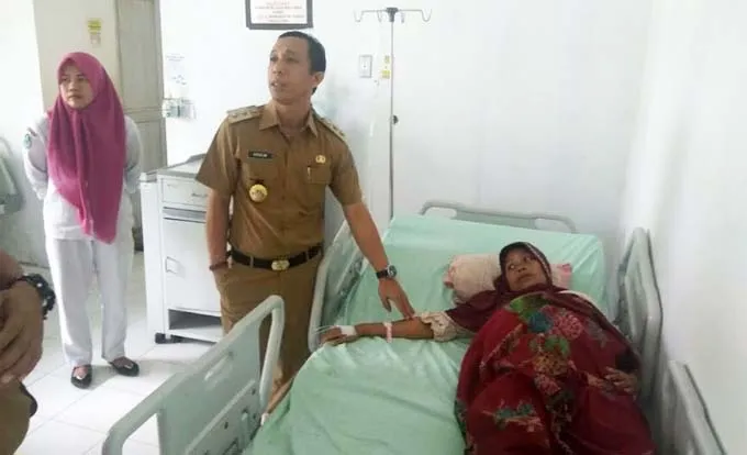 Sidak di RSUD Konsel, Arsalim Temukan Longsor Sedalam 5 Meter di Area Rumah Sakit