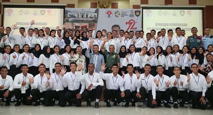 Buka Diklat Paskibraka 2017, Menpora Berpesan Peserta Harus Disiplin dan Kompak