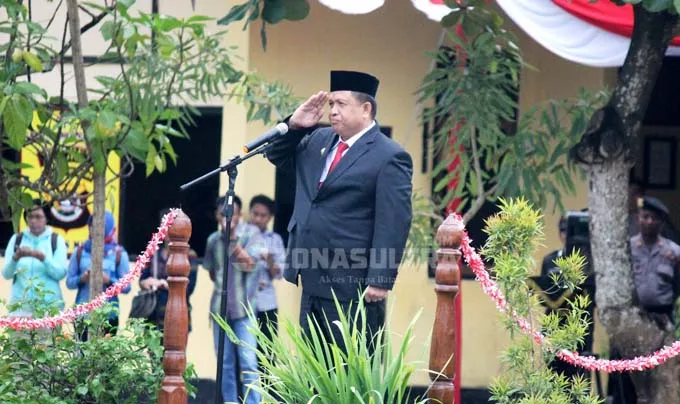 Pimpin Upacara HUT Bhayangkara, Bupati Muna Apresiasi Kinerja Polri