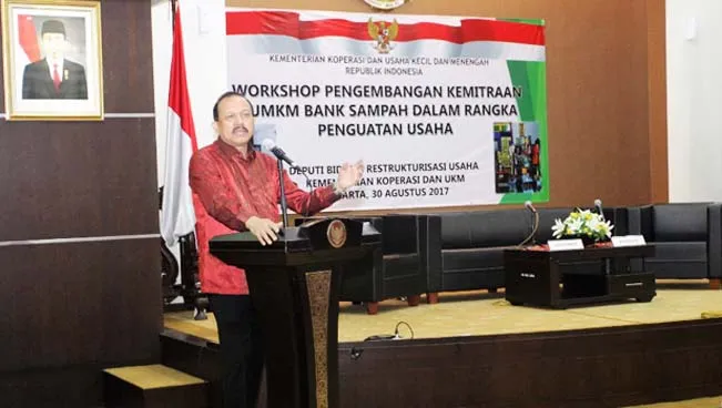 Sekretaris Kementerian Koperasi dan Usaha Kecil Menengah (UKM) Agus Muharram