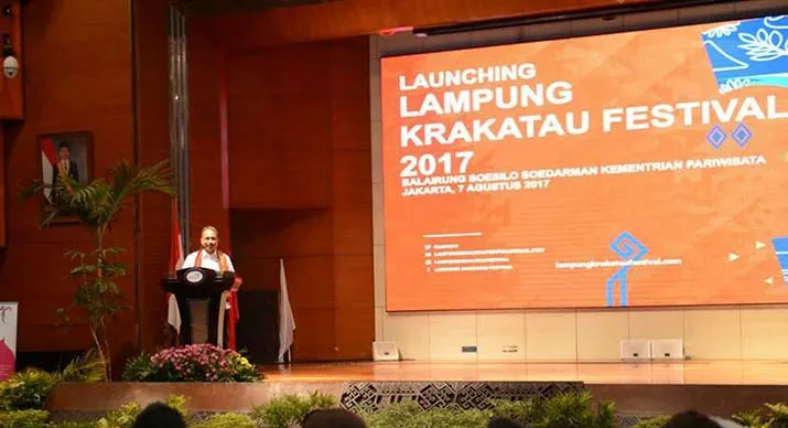 Menpar Arief Yahya Launching Lampung Krakatau Festival 2017