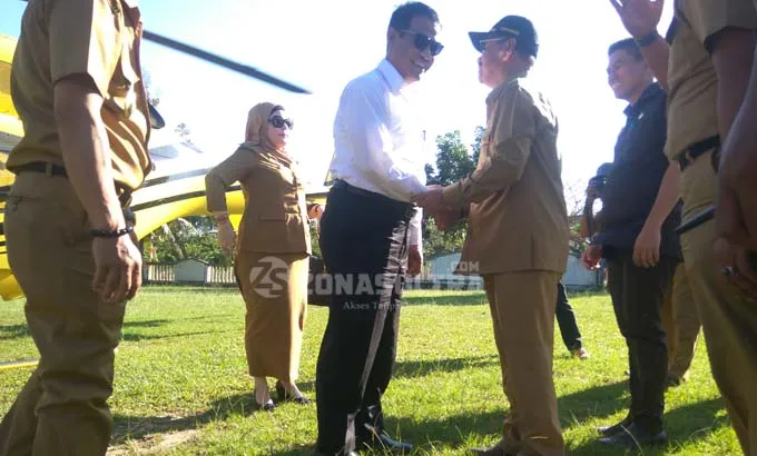 Titik Koordinat Tidak Terbaca, Lokasi Pendaratan Helikopter Mentan Dipindahkan