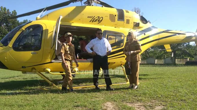 Titik Koordinat Tidak Terbaca, Lokasi Pendaratan Helikopter Mentan Dipindahkan