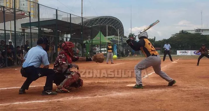 Pertandingan Pertama, Tim Softball Sultra Dikalahkan Lampung