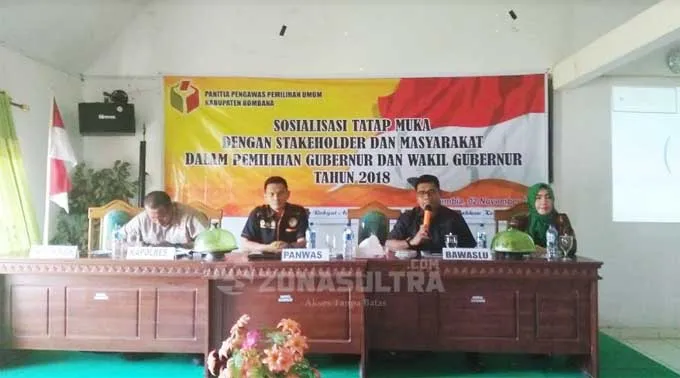 Bawaslu Minta Masyarakat Bombana Lebih Partisipatif di Pilgub Sultra