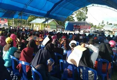 Sosialisasi Maju Pilgub, Asrun Tebar Janji di Morosi dan Bondoala