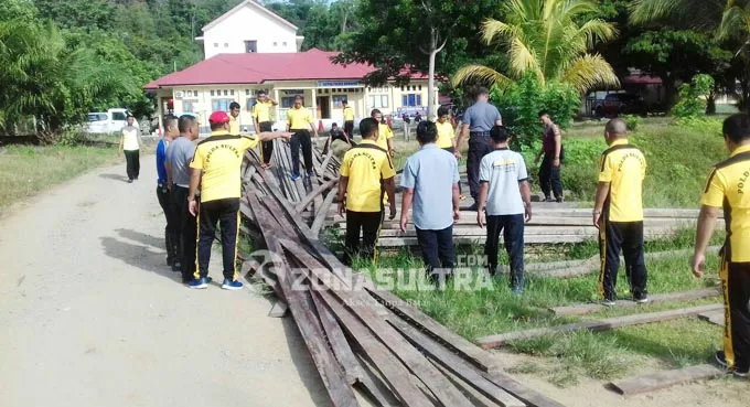 Muat Kayu dari TNRAW Bombana, Empat Orang Pelaku Pembalakan Liar Ditangkap Polisi