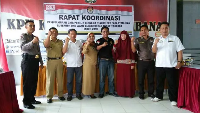 Tingkatkan Kualitas Daftar Pemilih, KPU Bombana Gelar Rakor Pembentukan PPDP