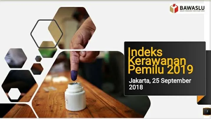 Indeks Kerawanan Pemilu (IKP) pemilu 2019