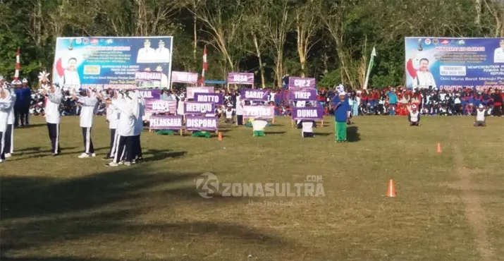Tari Kaghati Meriahkan Pembukaan Gala Desa Mubar