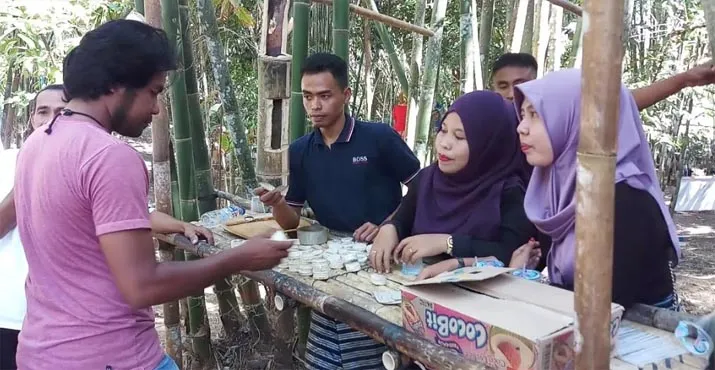 Ada Taman Bambu di Festival Tomia Wakatobi
