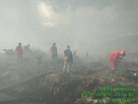 Tiga Bulan Tinondo Koltim Dikepung Asap, Aparat Hukum Dinilai Berdiam Diri