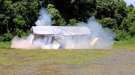 Simulasi Penangan Teroris di ANTAM UBPN Sultra, Demo Ricuh dan Ledakan Pos Jaga