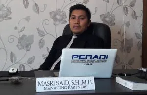 Advokat Managing Patners Peradi Cabang Sultra, Masri Said