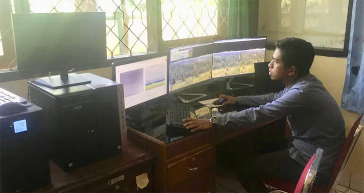 Begini Cara Kerja CCTV Pendeteksi Dini Kebakaran di TNRAW