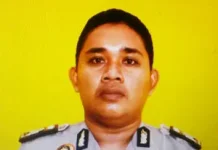 Kapolres Buton Pimpin Doa Bagi Anggotanya yang Jadi Korban KM Marina Baru Brigadir Rusli