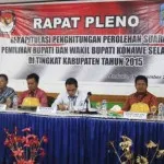 Rekapitulasi KPU Konsel, Surunuddin-Arsalim Unggul Jauh dari Pesaingnya